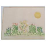 DR - Lawrence Leifeld Signed Embossed Print Spring Time 115/150 Framed Art
