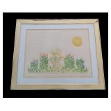 DR - Lawrence Leifeld Signed Embossed Print Spring Time 115/150 Framed Art