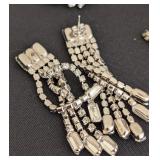DR - Vintage Rhinestone Jewelry Set with Necklaces and Assorted Earrings