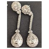 DR - Vintage Rhinestone Jewelry Set with Necklaces and Assorted Earrings