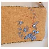 ML - Chan Luu Embroidered and Embellished Handbag and Clutch Set