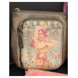 ML - Set of 3 Icon Leather Handbags with Artistic Designs