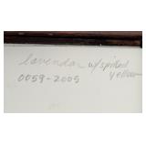 ML - Pat Scheurich Signed Abstract Mixed Media Painting 