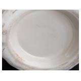 DR - Large Decorative Ceramic Pot with Floral Design and Handles