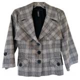 SR - Robert Rodriguez Plaid Cropped Jacket Size 8