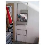 Metal framed door mounting mirror a...