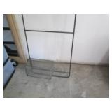 Metal framed door mounting mirror a...