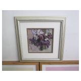 Wood Framed Cactus and floral wall ...