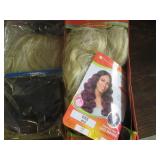 Lot of assorted style wigs...