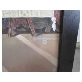Wood framed pic of "The Last Supper...