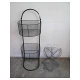 2-tier Wire rack style organizer pl...