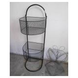2-tier Wire rack style organizer pl...