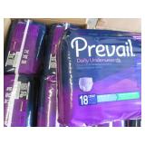 Lot of Prevail adult daily disposab...