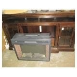Dark tone Wood entertainment consol...