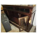 Dark tone Wood entertainment consol...