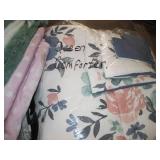 Nice variety of throw blankets, com...