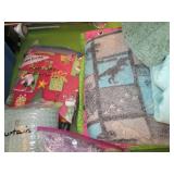 Nice variety of throw blankets, com...