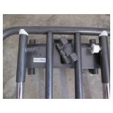 Metal framed safety side rail for a...