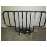 Metal framed safety side rail for a...