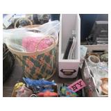 Wood jewelry boxes, assorted wall d...