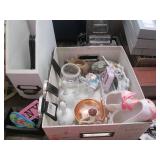 Wood jewelry boxes, assorted wall d...