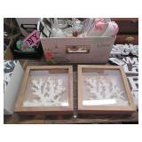 Wood jewelry boxes, assorted wall d...