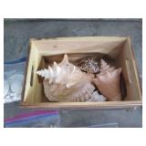 Small wood organizer crate full of ...