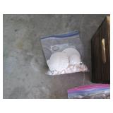 Small wood organizer crate full of ...
