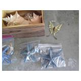 Small wood organizer crate full of ...