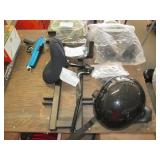Variety of bike accessories, neck p...