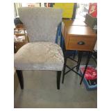 Pair of decorative metal and wood s...