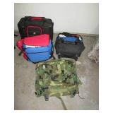 Variety of insulated travel coolers...