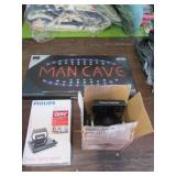 LED Man Cavr wall sign and other mi...