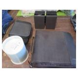 Variety of Sony Speakers, CD case, ...