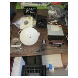 Car radio, tattoo gun parts, digita...