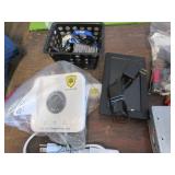 Car radio, tattoo gun parts, digita...