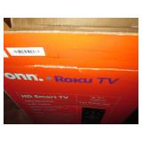 One Roku 32" HD smart flat screen t...