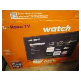 One Roku 32" HD smart flat screen t...