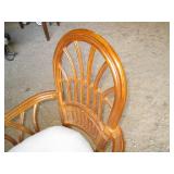 5pc Wicker Round table and chair se...