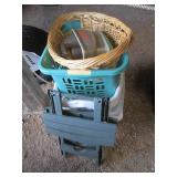Variety of laundry baskets, portabl...