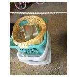 Variety of laundry baskets, portabl...
