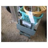 Variety of laundry baskets, portabl...