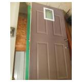 3 assorted Insulated Exterior doors...