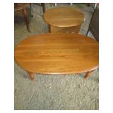 Beautiful hardwood Oval coffee tabl...