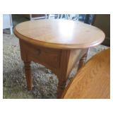 Beautiful hardwood Oval coffee tabl...