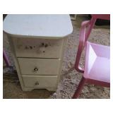 Bubble Gum Pink plastic chairs with...
