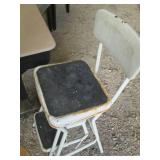 Adjustable height student desk with...