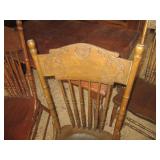Trio of Vintage wood spindle style ...