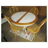 Round Light tone Wood round pedesta...