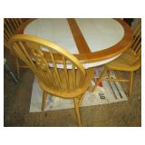 Round Light tone Wood round pedesta...
